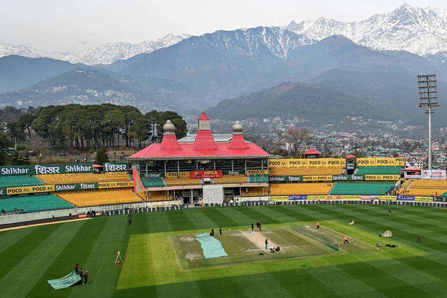 Northern India's hill town of Dharamsala is the site of the extraordinary Himachal Pradesh Cricket Association Stadium