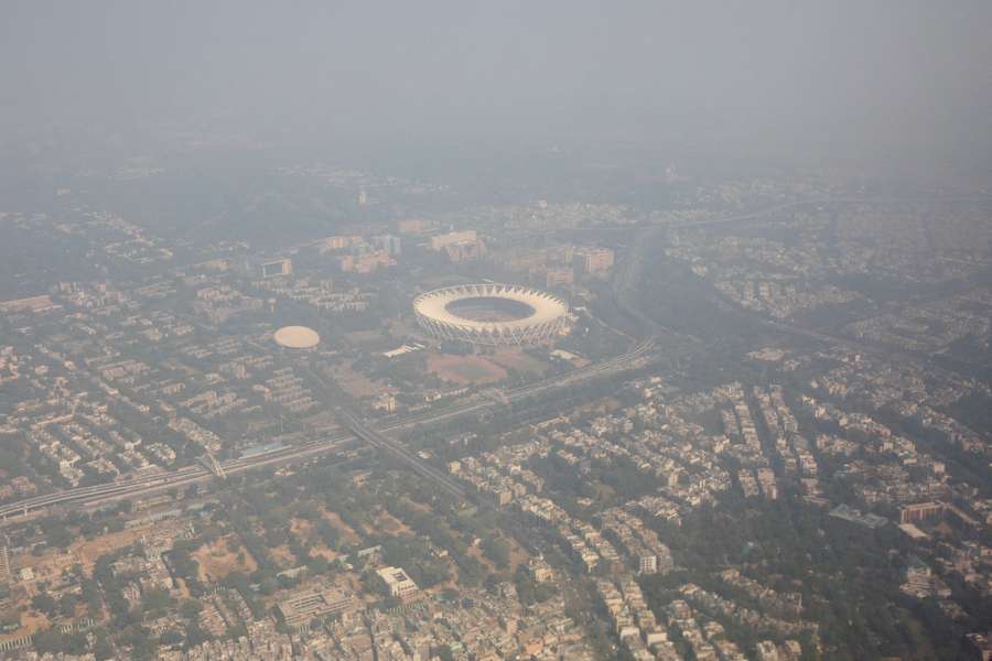 The air quality in New Delhi