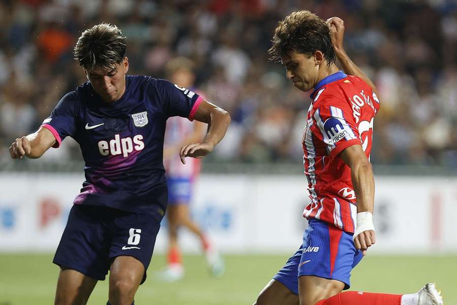 João Félix fez 45 minutos diante do Kitchee