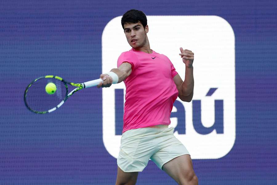 Alcaraz experienced discomfort in his semi-final to Jannik Sinner at the Miami Open