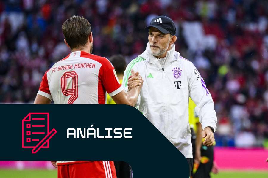 Thomas Tuchel dirigiu o capitão inglês Harry Kane no Bayern de Munique