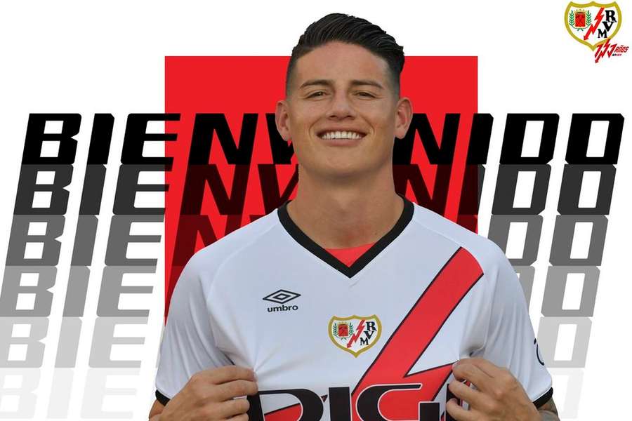 James Rodríguez vai jogar em Vallecas