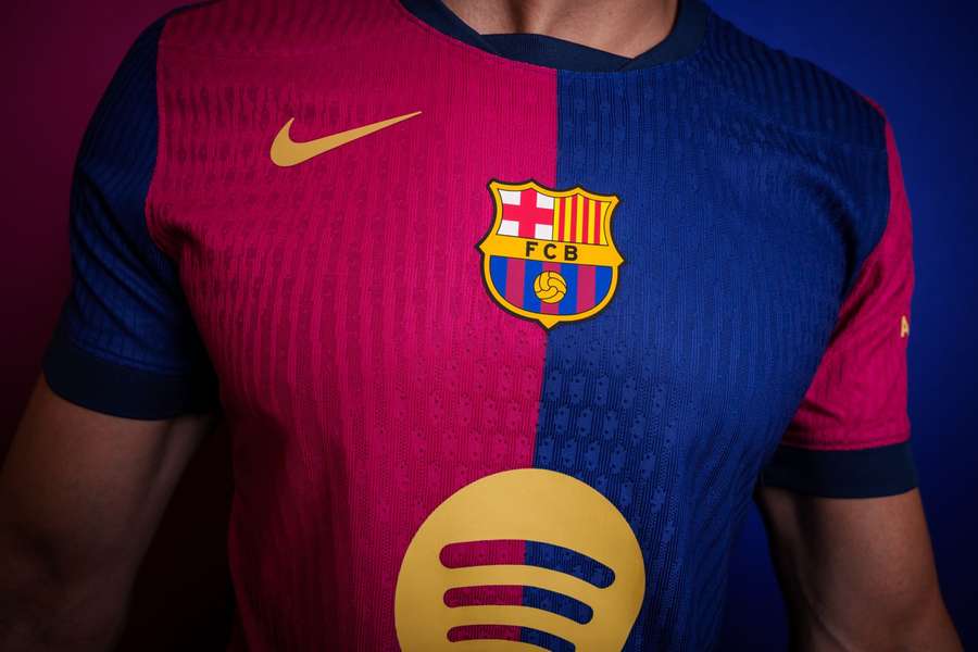 La nueva camiseta del Barça.