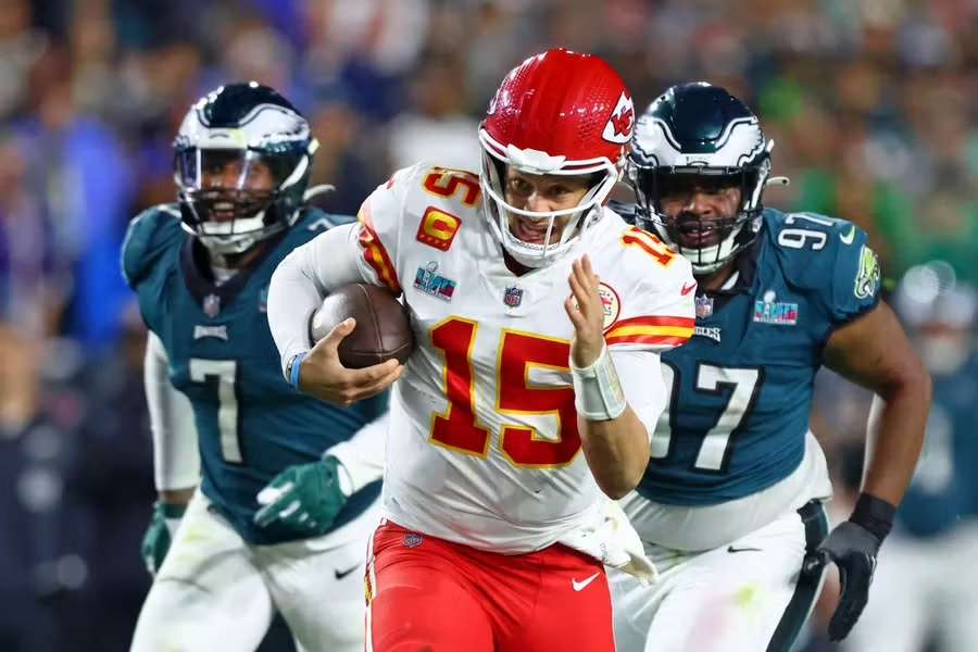 Mahomes was van immens belang voor de Chiefs' overwinning