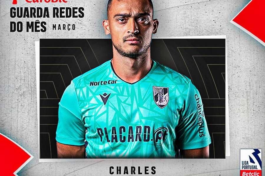 Charles (Vitória SC) eleito o melhor guarda-redes de março