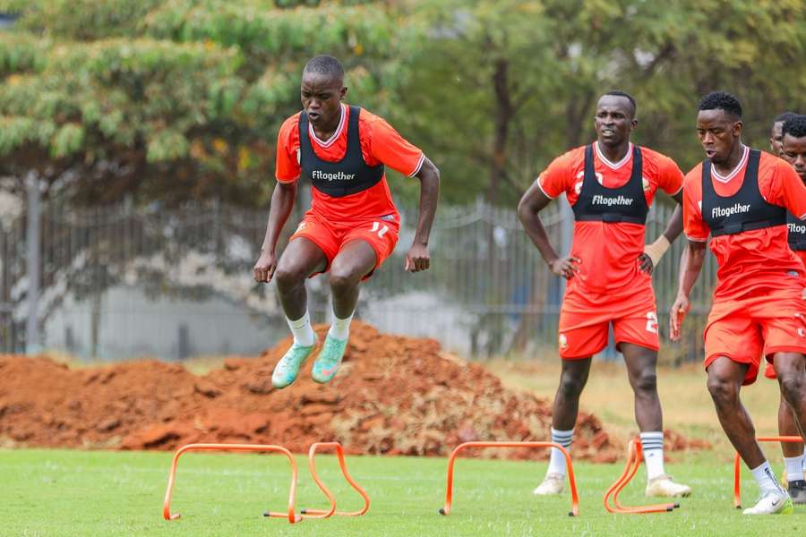 Kenya players training