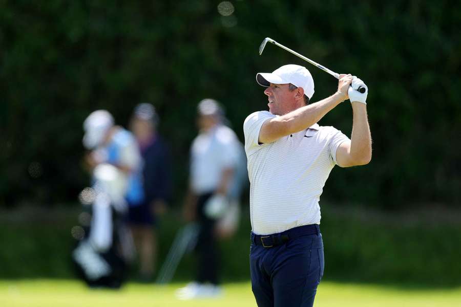Rory McIlroy à l'entraînement cette semaine. Rory McIlroy à l'entraînement cette semaine.
