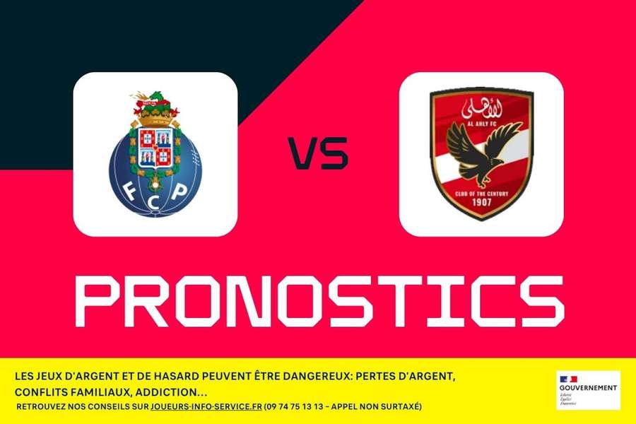 Porto - Al Ahly : pronostics, meilleurs paris et cotes (Coupe du monde des clubs)