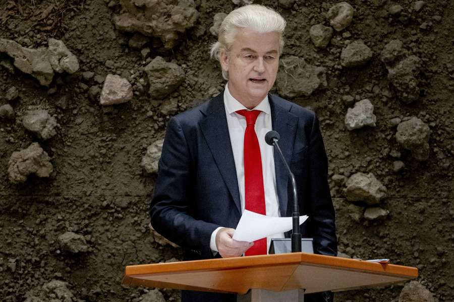 O líder nacionalista neerlandês Geert Wilders