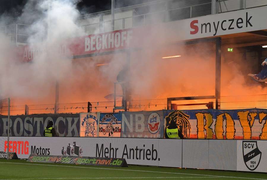 Chaotische Szenen in Verl