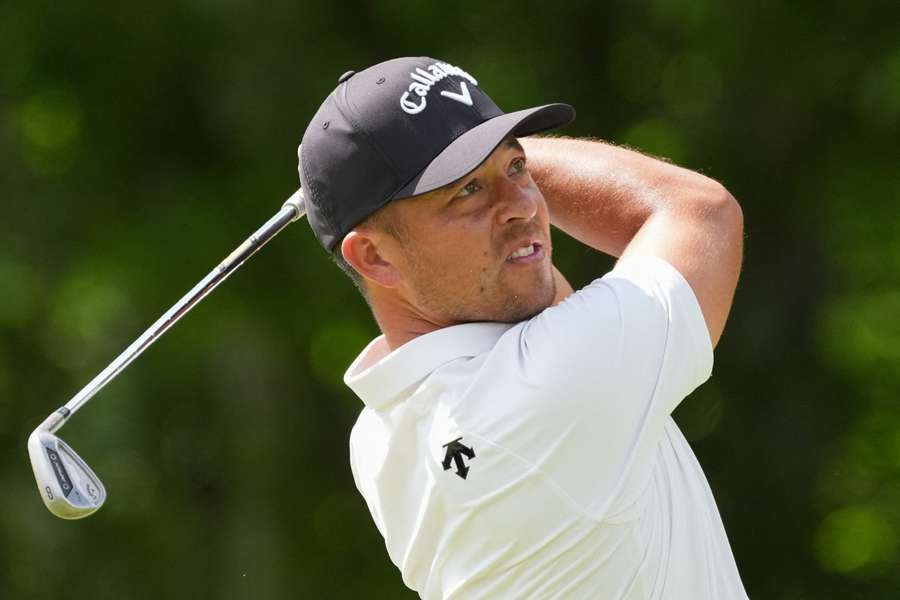 Xander Schauffele in action at the PGA Championship
