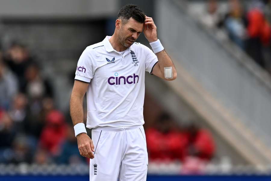 James Anderson could be facing his final Test match