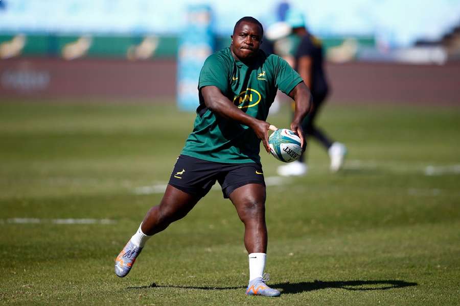 Trevor Nyakane in training with South Africa