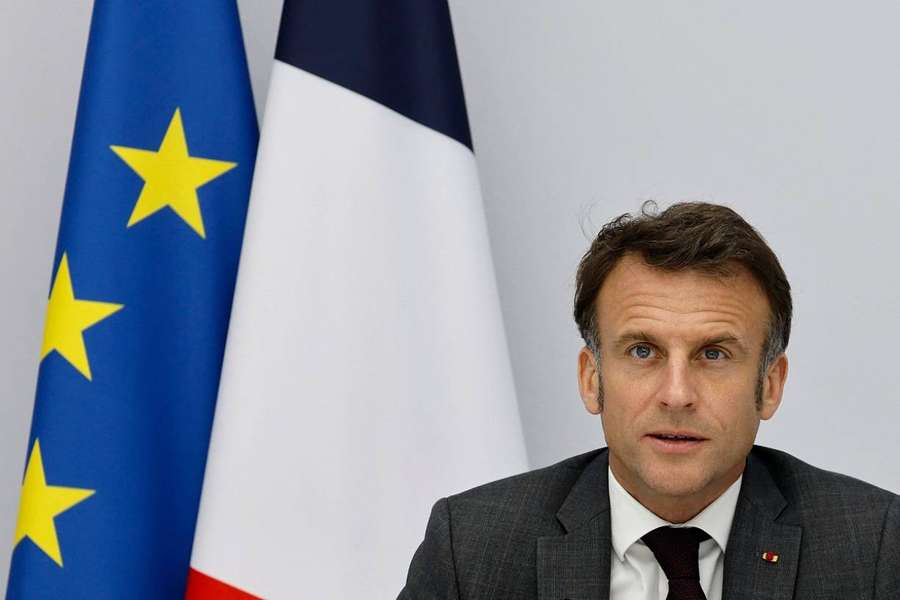 Emmanuel Macron vendredi 12 avril à l'Élysée.