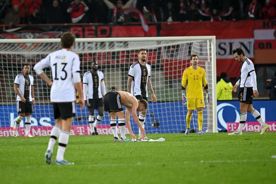 Hängende Köpfe sind beim DFB-Team aktuell Usus.