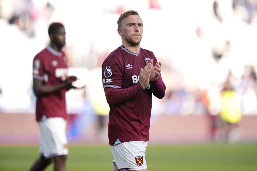 West Ham's Jarrod Bowen after their relegation was confirmed
