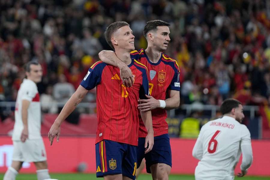 Dani Olmo schoss das Tor zur spanischen Führung.
