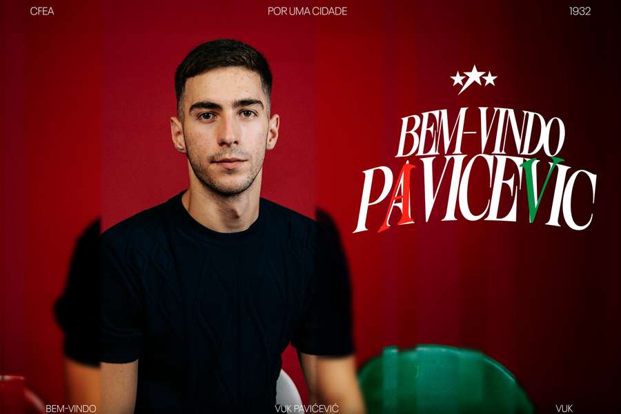 Vuk Pavicevic assinou por três épocas pelo Estrela