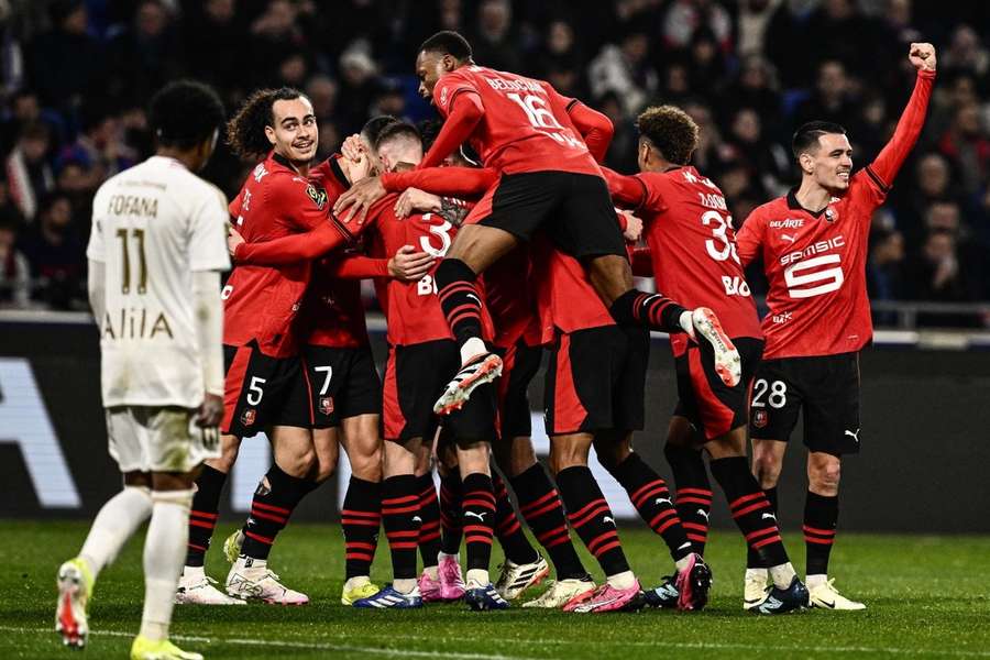 Rennes en pleine célébration. 