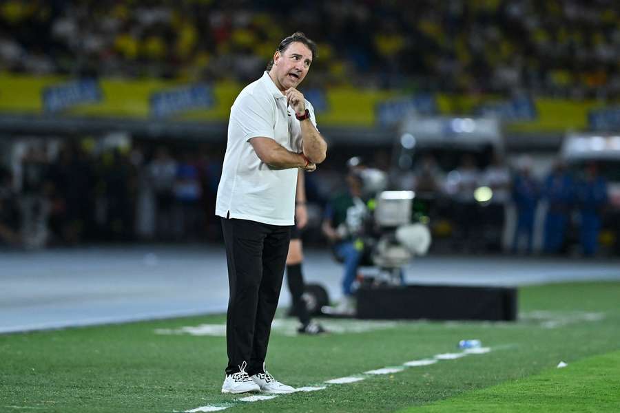 Néstor Lorenzo, con la selección Colombia