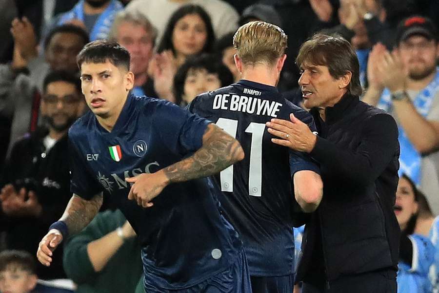 Napoli coach Conte on De Bruyne change: Sometimes fate presents you with unthinkable situations