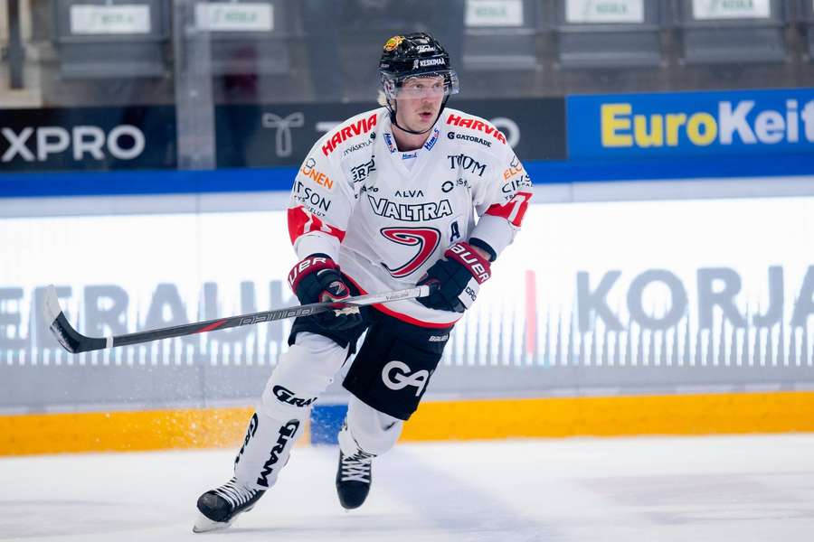 Juuso Puustinen scored the equaliser for JYP