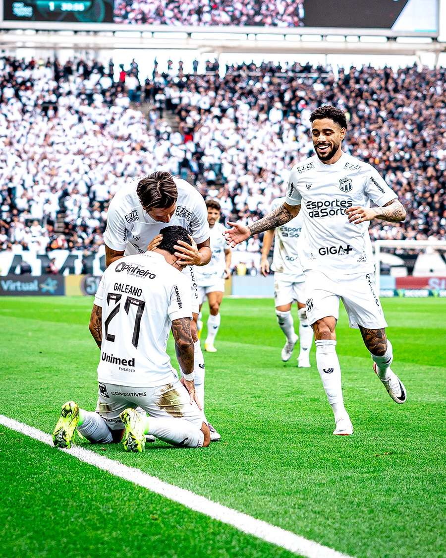 Ceará desbancou Corinthians na Neo Química Arena