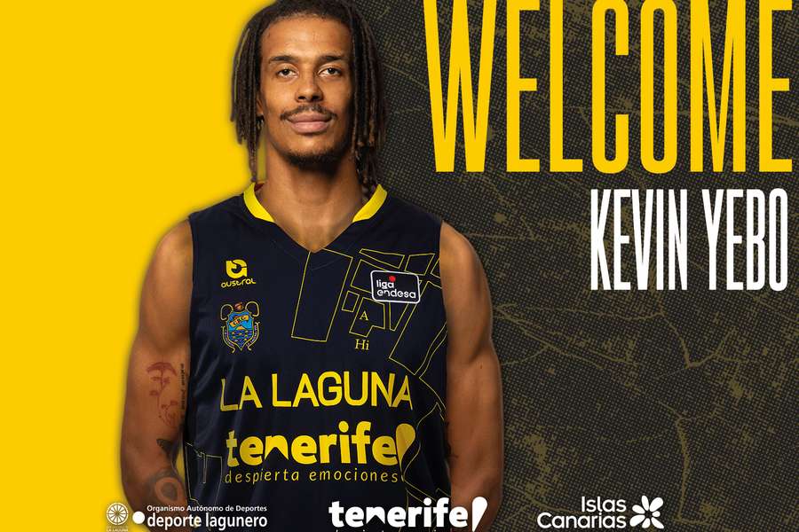 Kevin Yebo, nuevo jugador de La Laguna Tenerife