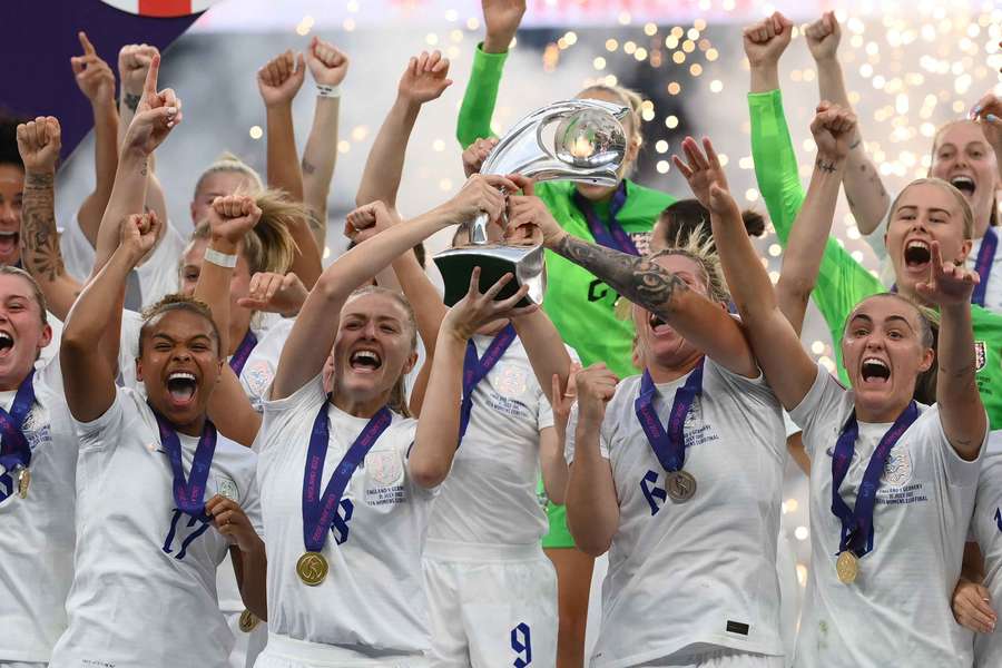 England hosted and won the Women's Euros in 2022
