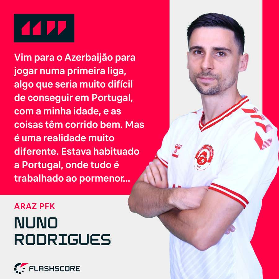 As sensações de Nuno Rodrigues