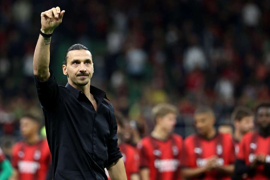 Ibrahimovic bij zijn afscheid afgelopen juni