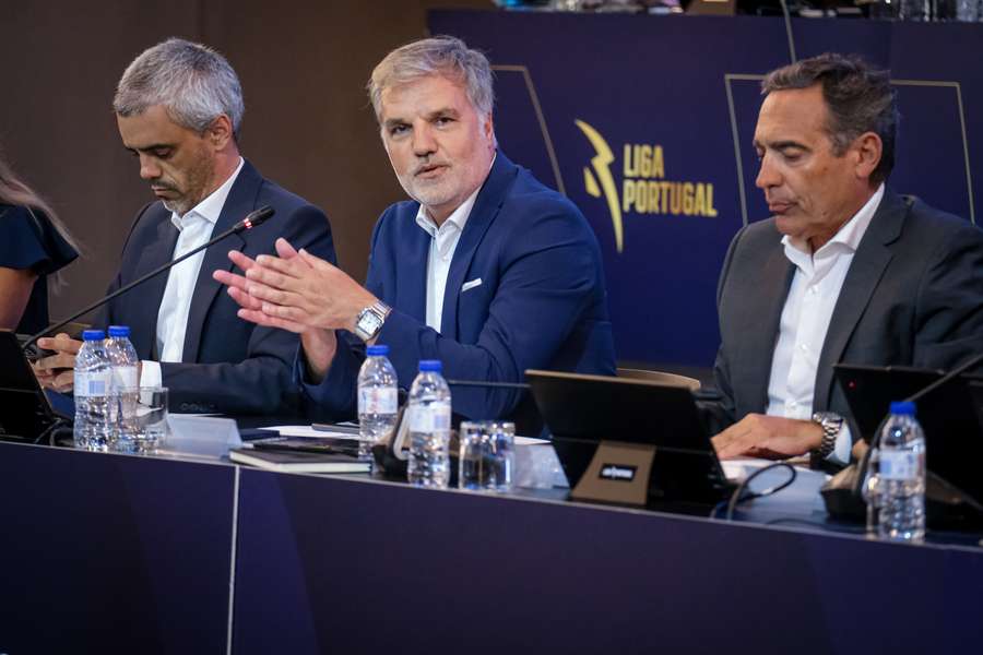 Reinaldo Teixeira na Assembleia Geral da Liga Portugal