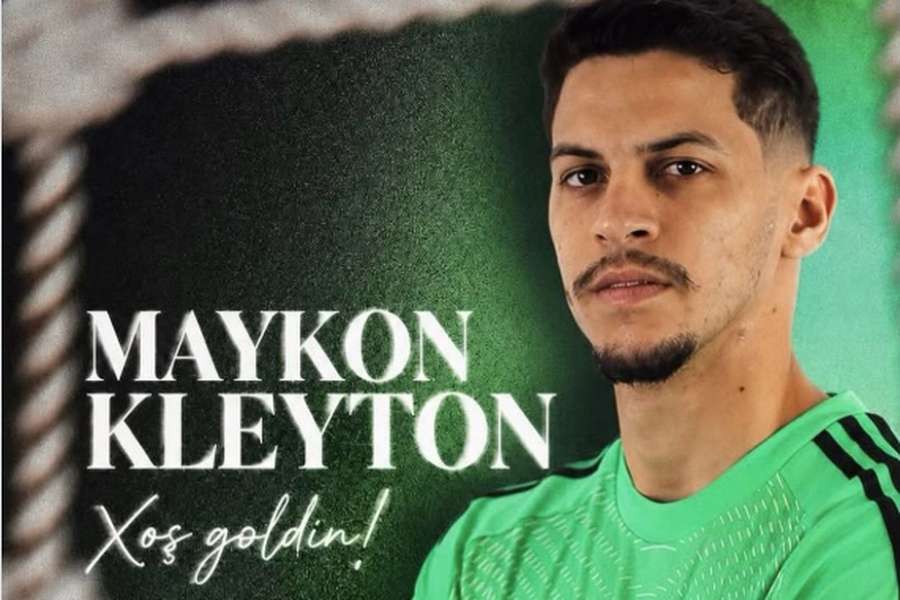 Maycon Cleiton oficializado no Zira FK Maycon Cleiton oficializado no Zira FK