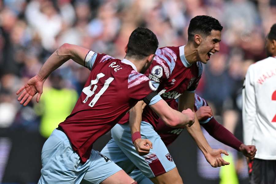 Aguerd celebrates his winner against Southampton