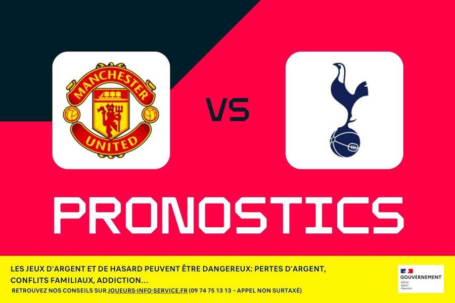 Manchester United - Tottenham : pronostics, meilleurs paris et cotes (Premier League) Manchester United - Tottenham : pronostics, meilleurs paris et cotes (Premier League)