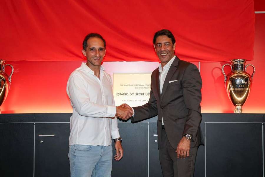 Henrique Furtado com Rui Costa