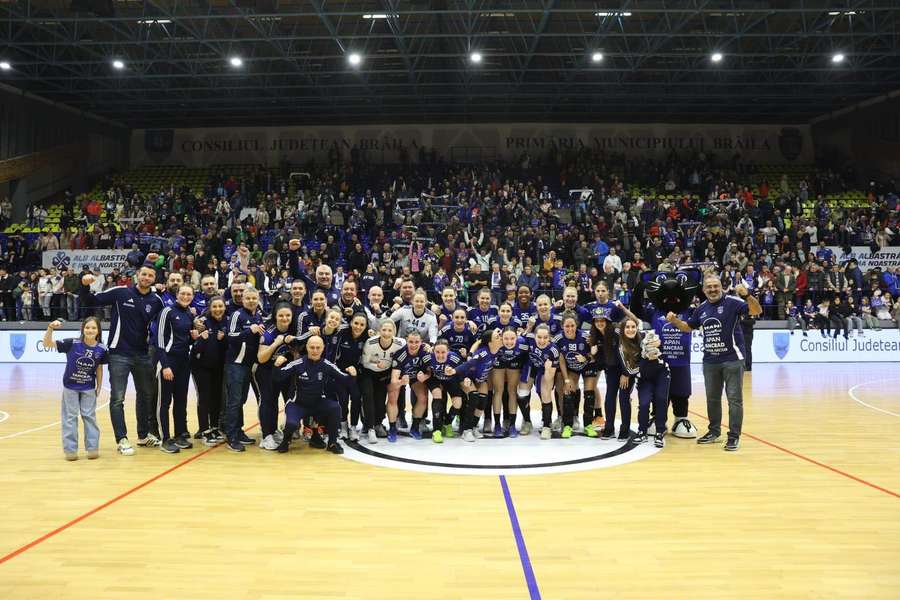 HC Dunărea Brăila este prima echipă calificată la turneul Final Four al Cupei României la handbal feminin
