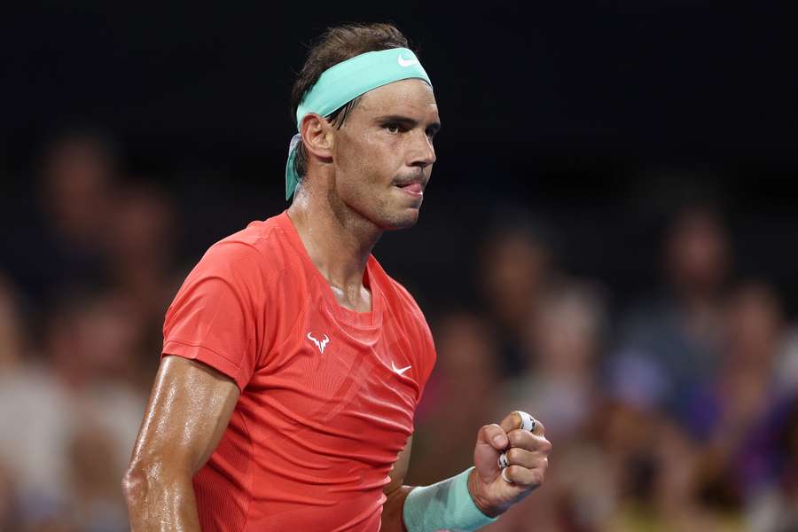 Nadal voltou com a energia de sempre