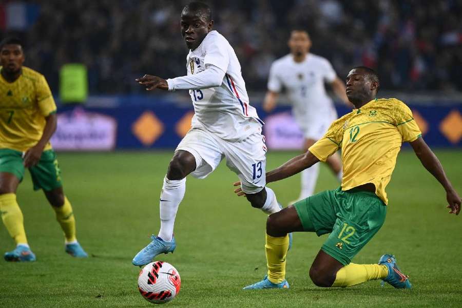 N'Golo Kanté gegen Südafrika im Jahr 2022.