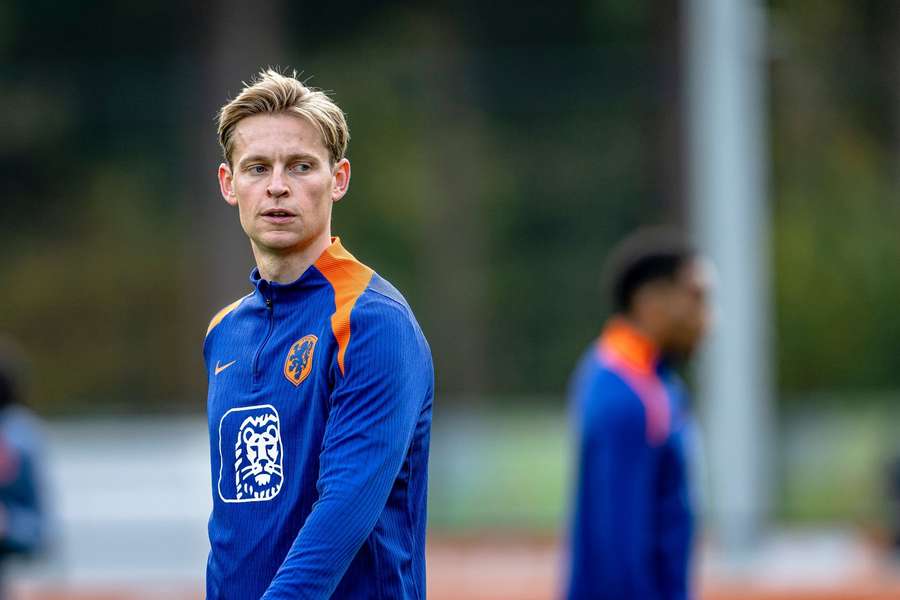 De Jong ao serviço da seleção dos Países Baixos