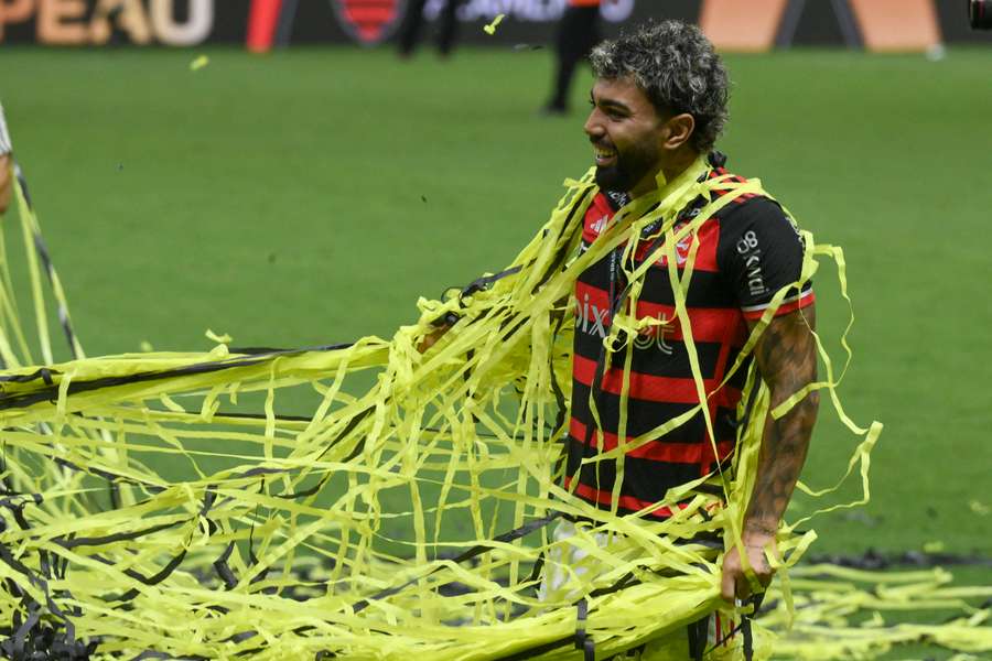 Gabigol foi campeão pelo Flamengo em 2022 e 2024 Gabigol foi campeão pelo Flamengo em 2022 e 2024