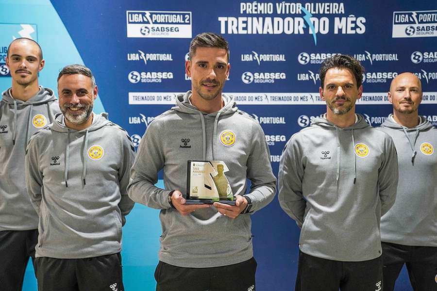 Tiago Margarido partilhou prémio com toda a equipa técnica