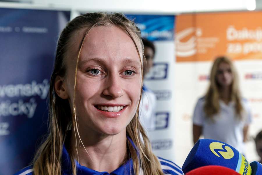 Lenka Gymerská siahala na medailu. Lenka Gymerská siahala na medailu.