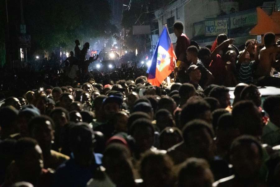 Die Bürger Haitis feierten auf den Straßen von Port-au-Prince