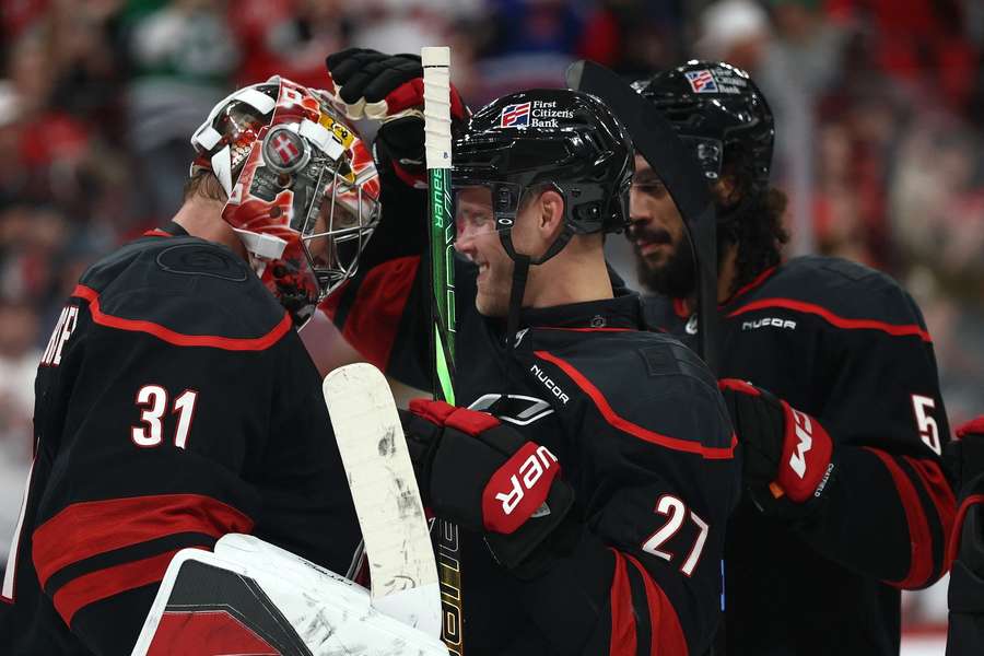 Frederik Andersen and Nikolaj Ehlers have been outstanding for Carolina in the Stanley Cup playoffs