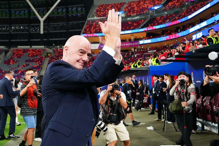 Current FIFA President Gianni Infantino