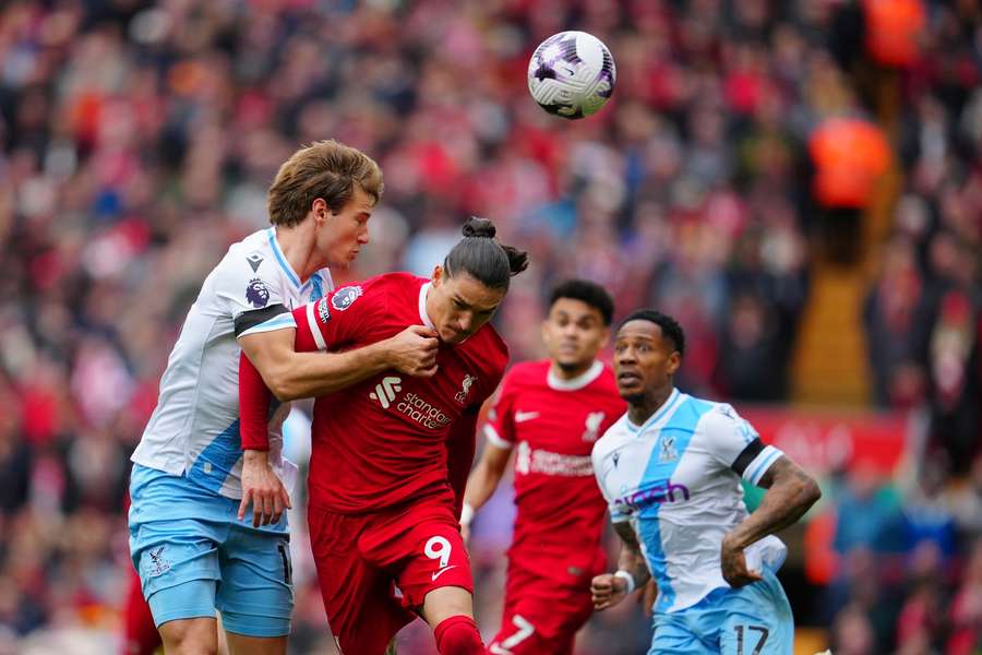 Liverpool lider sensationelt nederlag til Joachim Andersen og Crystal Palace på Anfield