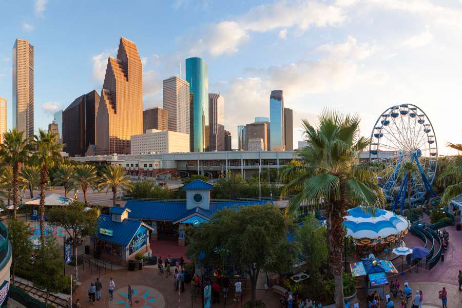 The Houston skyline