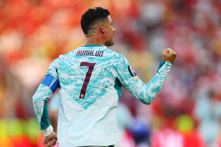Cristiano Ronaldo respirou aliviado com apito final Cristiano Ronaldo respirou aliviado com apito final