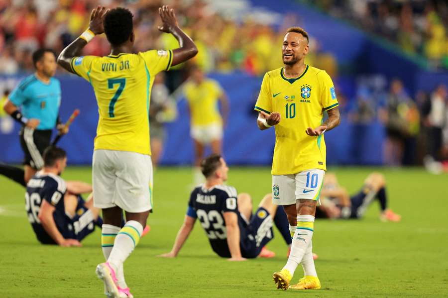 Neymar (r.) ist zurück auf der WM-Bühne